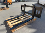 DELEKS FS1T skid steer pallet forks, side view