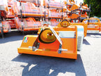 DELEKS APE flail mowers lined up outside the DELEKS factory