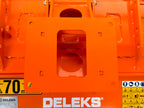 Mounting plate of the DELEKS ARJ mulcher for mini excavator arms