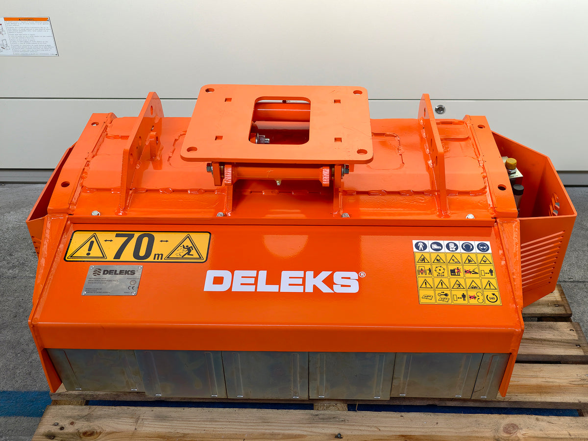 ARJ Hydraulic Forestry Mulcher Attachment for 2–5 Ton Mini Excavators – DELEKS®