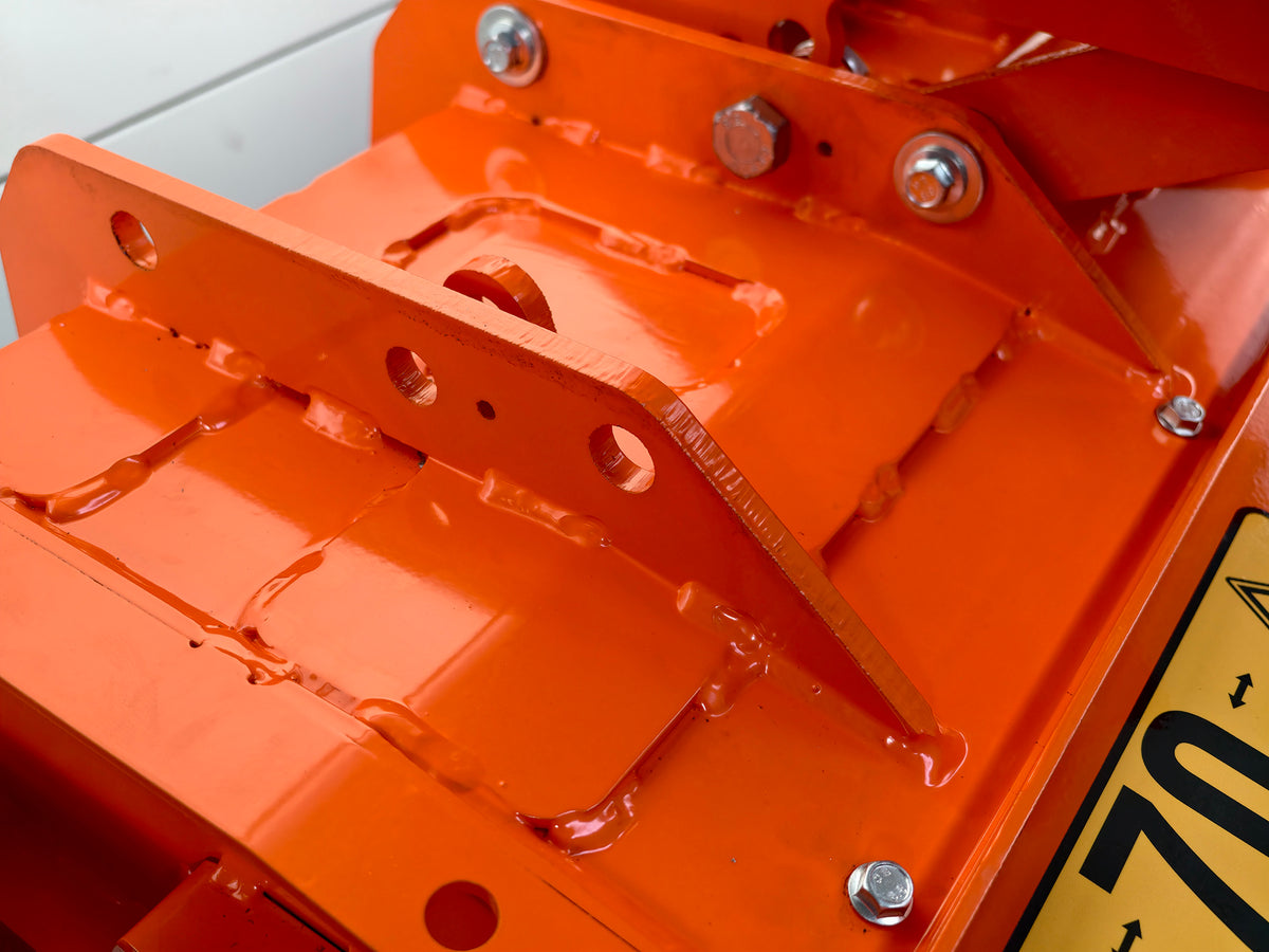 ARJ Hydraulic Forestry Mulcher Attachment for 2–5 Ton Mini Excavators – DELEKS®