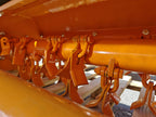 Close-up of the hammers on the DELEKS AR mulcher rotor