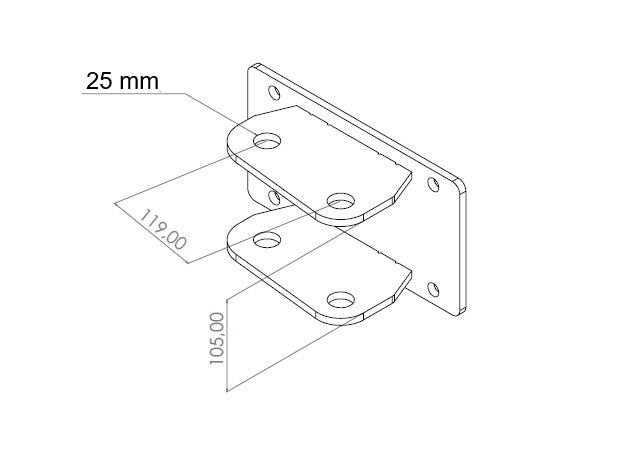 ARS.D -  Linkage plate for forestry mulcher