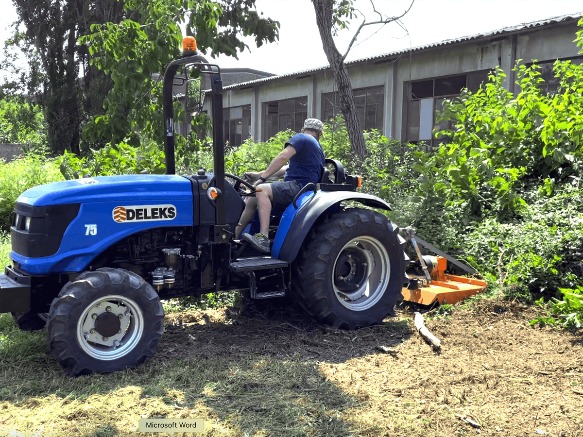 DELEKS BUGGY C chain rotary cutter clearing light brush