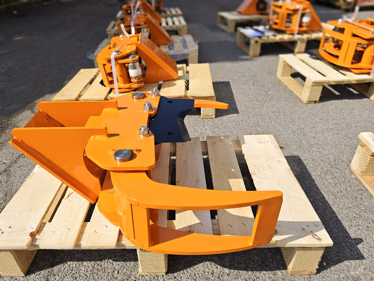 CF10 - Mini-Excavator Hydraulic Tree Shear / Grab - 100% HARDOX