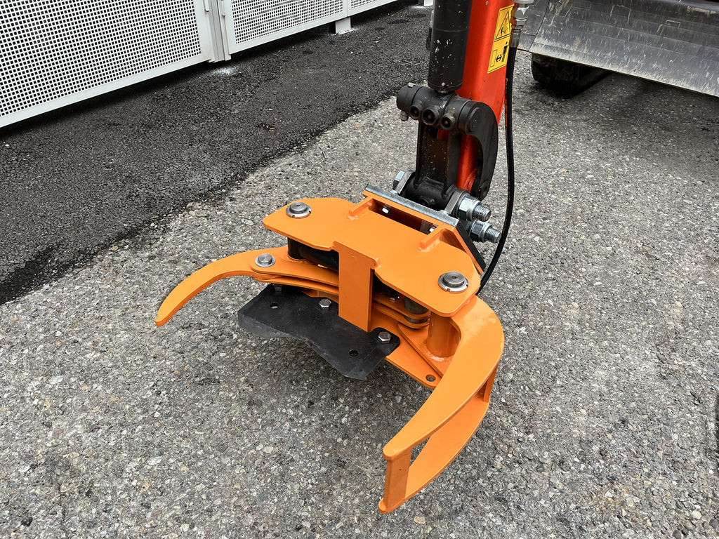 CF10 - Mini-Excavator Hydraulic Tree Shear / Grab - 100% HARDOX