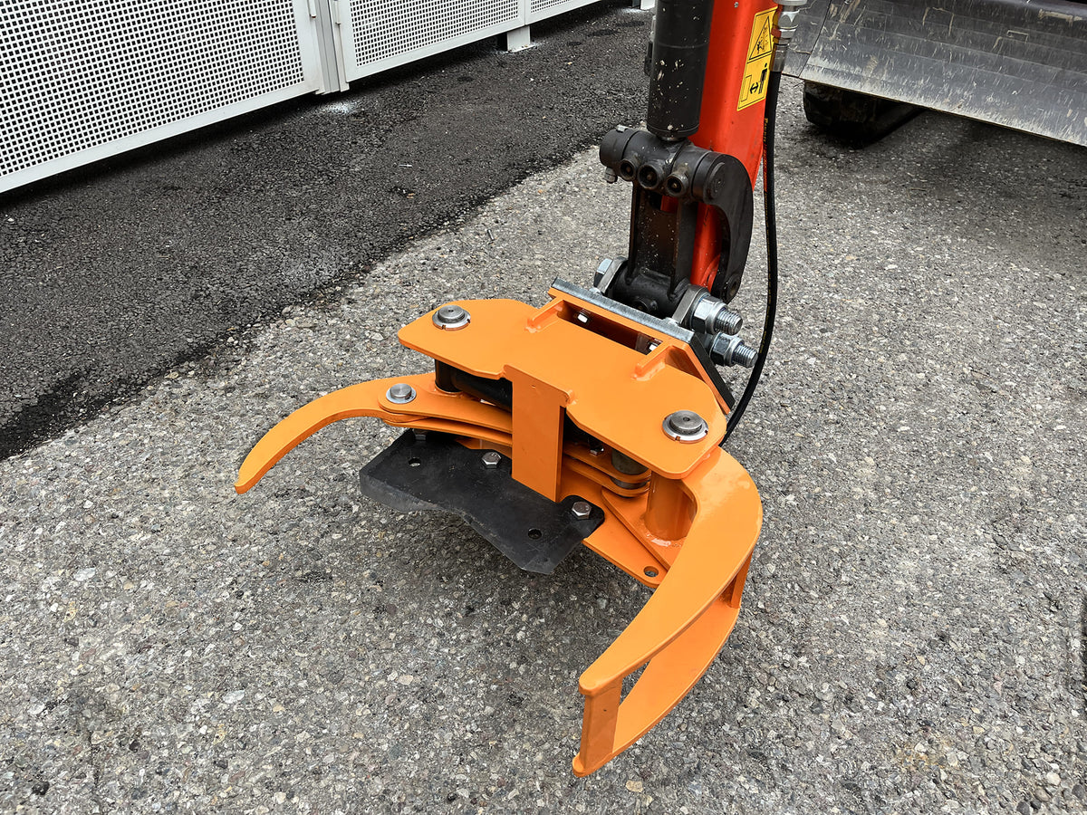 CF10 - Mini-Excavator Hydraulic Tree Shear / Grab - 100% HARDOX