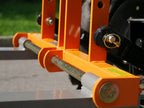 Tine and frame detail of the DELEKS D-300 pallet forks