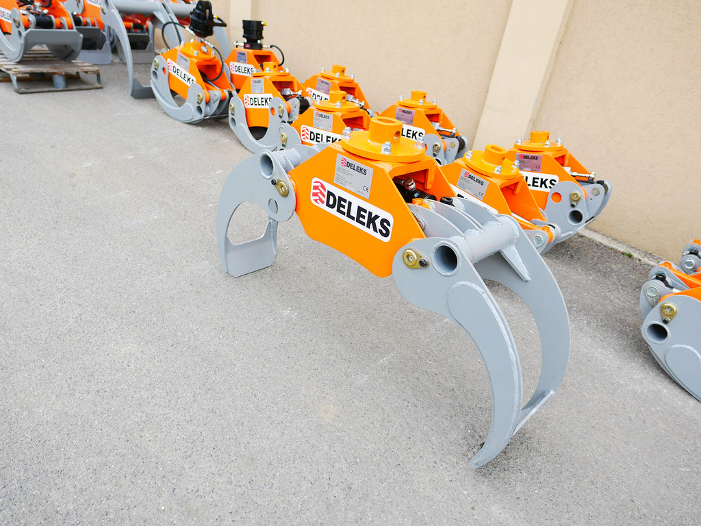 Log Grapple DK11 for Mini Excavators, Forest Crane or Manure Handling