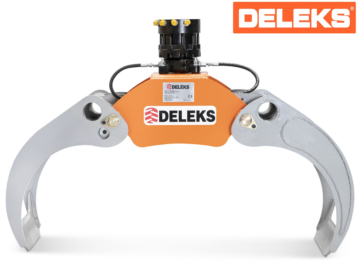 Log Grapple DK16 for Mini Excavators, Forest Crane or Manure Loading
