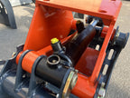 Hydraulic cylinder detail of the DELEKS DKP sorting grapple