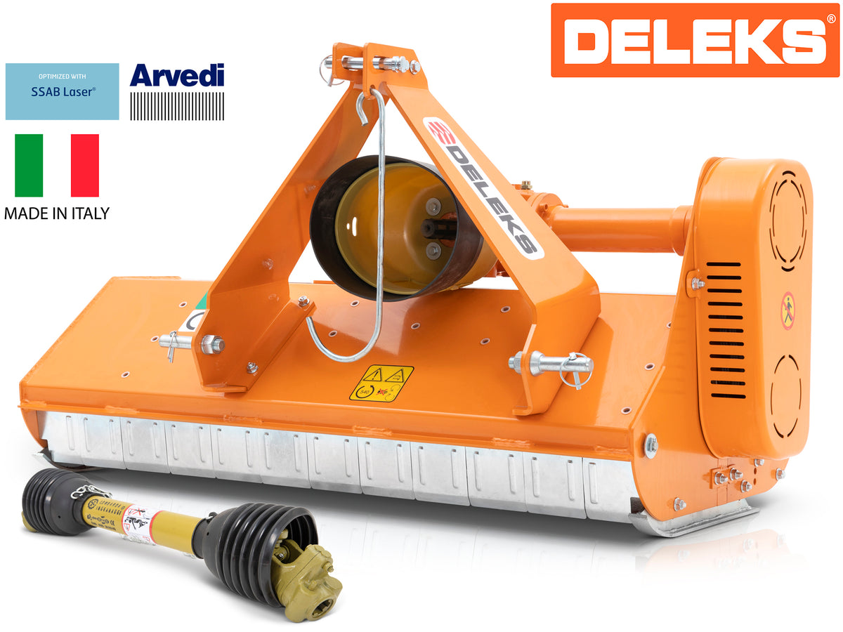 Lince - Flail Mower With Adjustable Sideshift Multipurpose Mulcher With Hammers