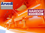Hardox hammers on the rotor of the DELEKS LINCE flail mower