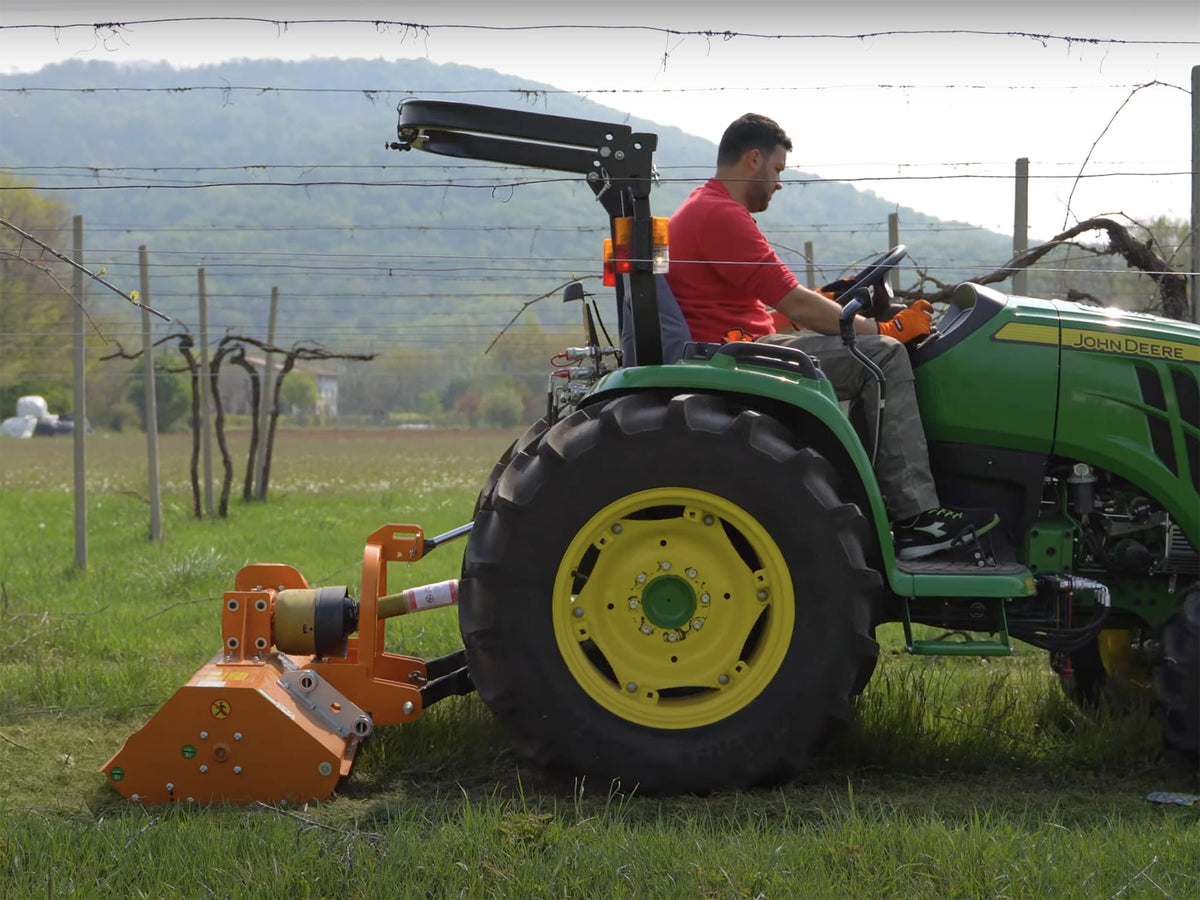 Lince - Flail Mower With Adjustable Sideshift Multipurpose Mulcher With Hammers