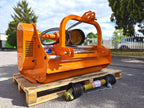 DELEKS LINCIONE flail mower on a pallet outside the factory