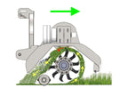 Diagram of the high-airflow chassis and rotor of the DELEKS LINCIONE
