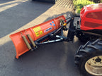 DELEKS LNS snow plow blade angled to the left