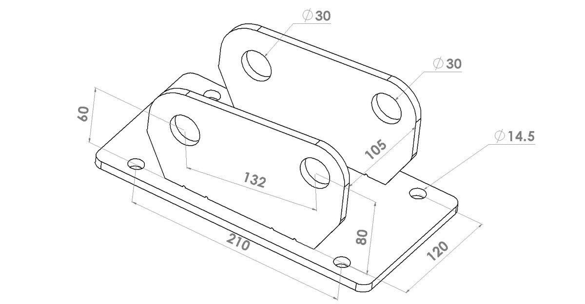 ARS.A - Linkage plate for forestry mulcher