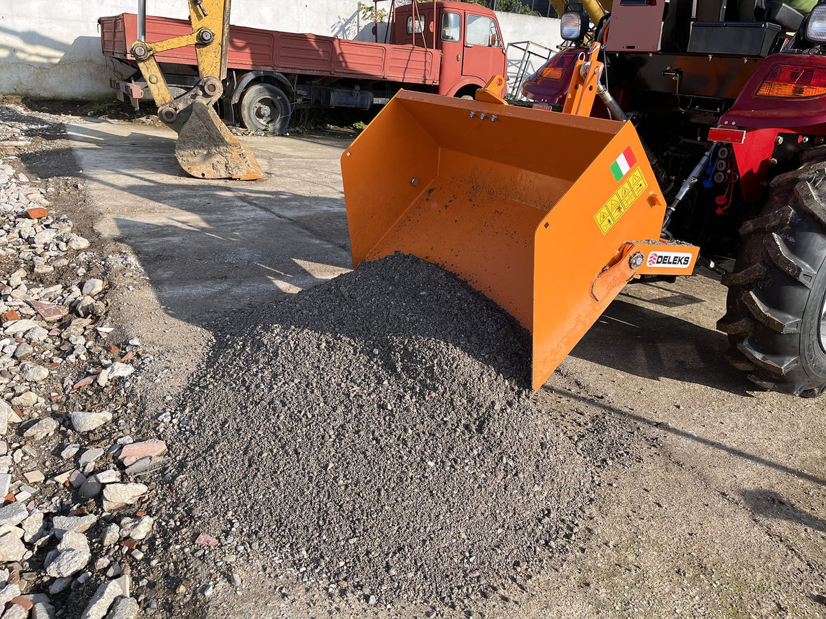 Bucket - Transport Box for Tractors with Rear Panel – HARDOX® & SSAB Steel Construction
