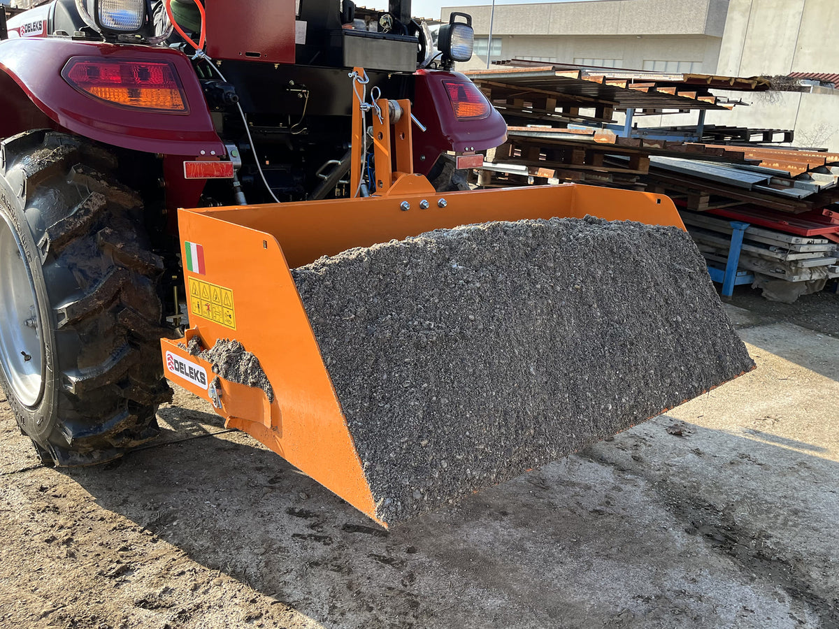 Bucket - Transport Box for Tractors with Rear Panel – HARDOX® & SSAB Steel Construction
