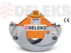DELEKS DK11 log grapple for mini excavators, studio view