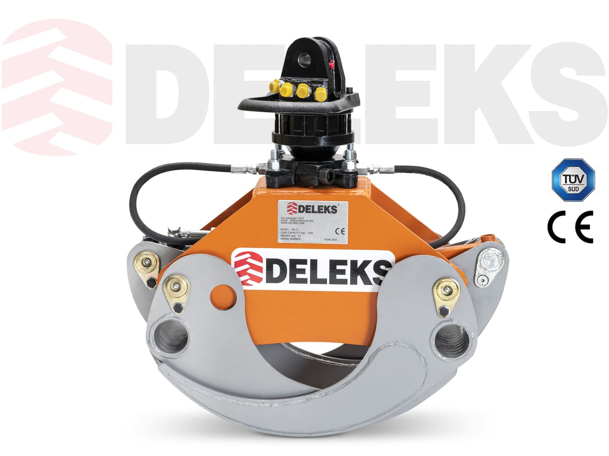 Log Grapple DK11 for Mini Excavators, Forest Crane or Manure Handling