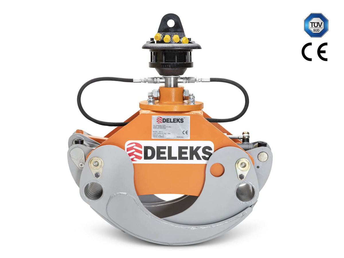Log Grapple DK11 for Mini Excavators, Forest Crane or Manure Handling