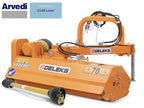 DELEKS VOLPE offset verge flail mower with hydraulic cylinders, studio view