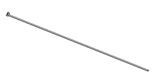 Shaft for Front Plates C140 zinc coated - C140.035