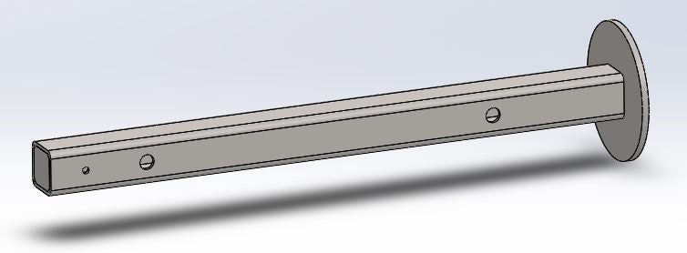 Long Support Leg  Zinc coated -