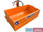 DELEKS hydraulic tipping transport box for tractors, studio view