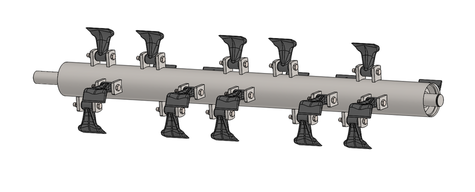 Rotor Shaft C140 with Hammers - C140.100